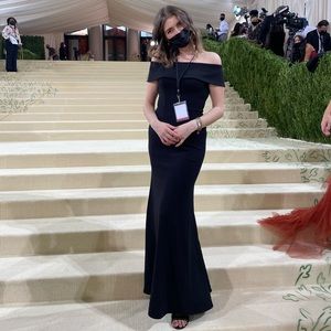 Beautiful Black Off the Shoulder Gown